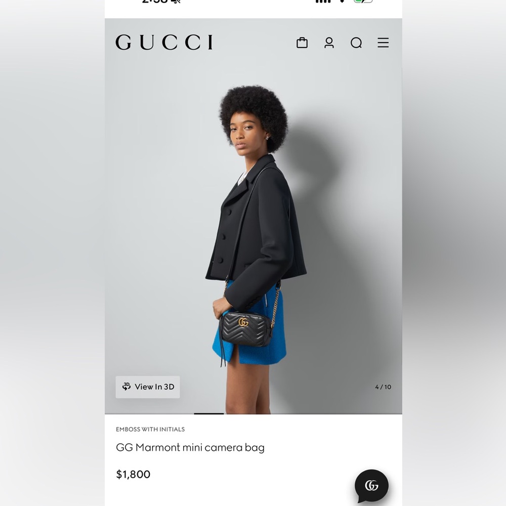 Gucci marmont mini camera bag - Picture 3 of 16